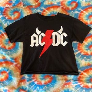 AC/DC Cropped T-Shirt